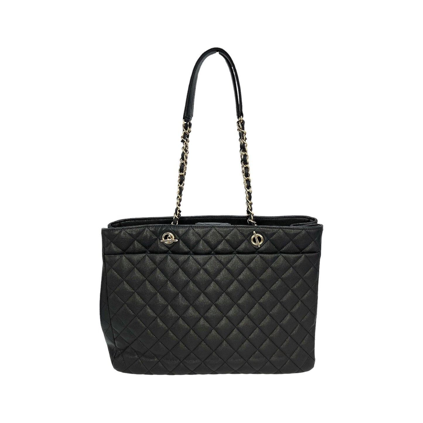 Chanel Caviar Leather Black Tote Bag 5