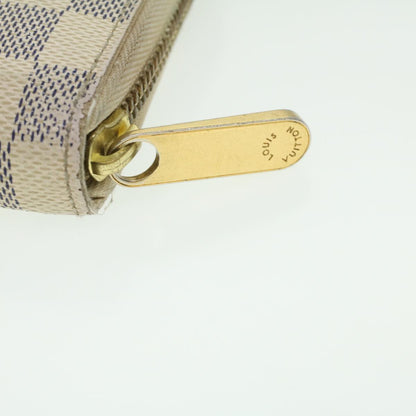 LOUIS VUITTON Damier Azur Zippy Organizer Long Wallet N60012 LV Auth 36803