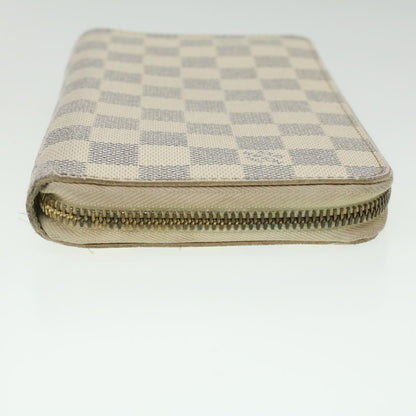 LOUIS VUITTON Damier Azur Zippy Organizer Long Wallet N60012 LV Auth 36803
