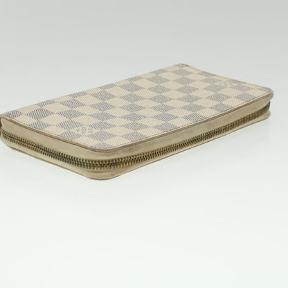 LOUIS VUITTON Damier Azur Zippy Organizer Long Wallet N60012 LV Auth 36803