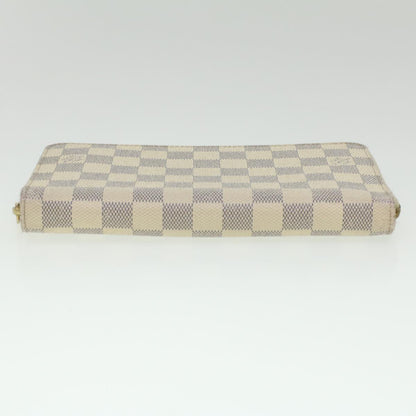 LOUIS VUITTON Damier Azur Zippy Organizer Long Wallet N60012 LV Auth 36803