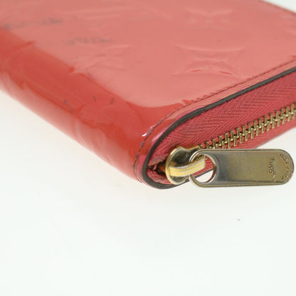 LOUIS VUITTON Monogram Vernis Zippy Coin Purse Coin Purse Pink M93054 LV 36845