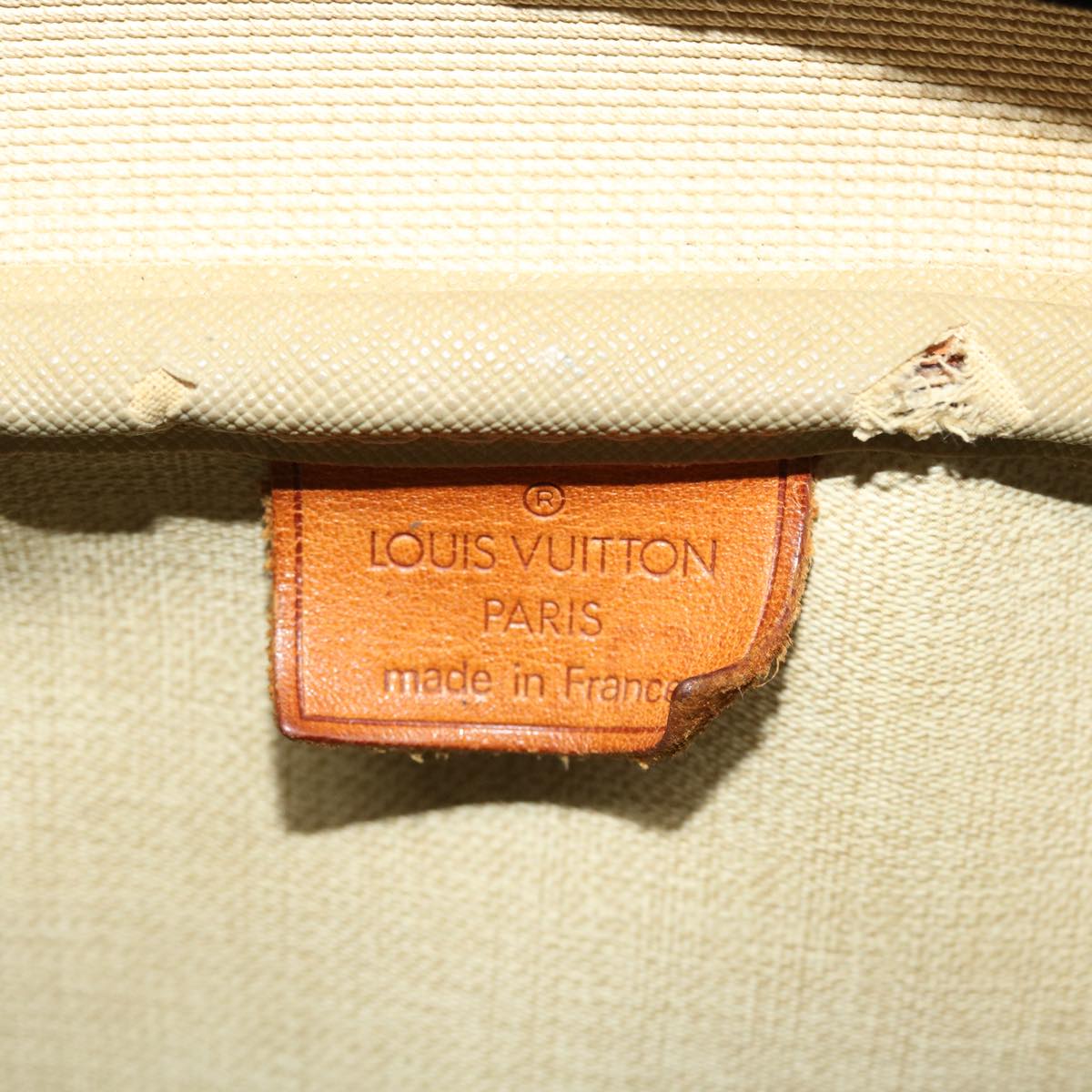 LOUIS VUITTON Monogram Deauville Hand Bag M47270 LV Auth 37302