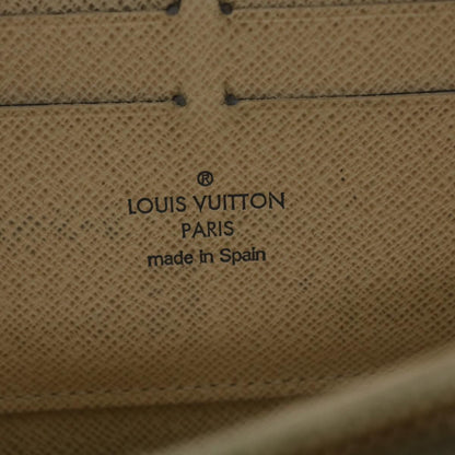 LOUIS VUITTON Damier Azur Zippy Wallet Long Wallet N60019 LV Auth 37850