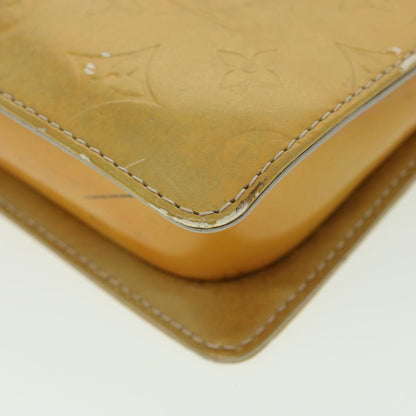 LOUIS VUITTON Monogram Vernis Mott Accessory Pouch Gris M91030 LV Auth 37907