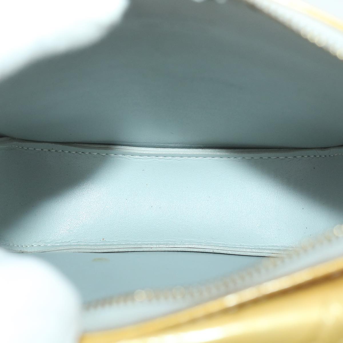 LOUIS VUITTON Monogram Vernis Mott Accessory Pouch Gris M91030 LV Auth 37907