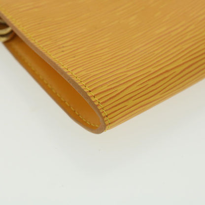 LOUIS VUITTON Epi Pochette Accessoires Pouch Yellow M52989 LV Auth 37917