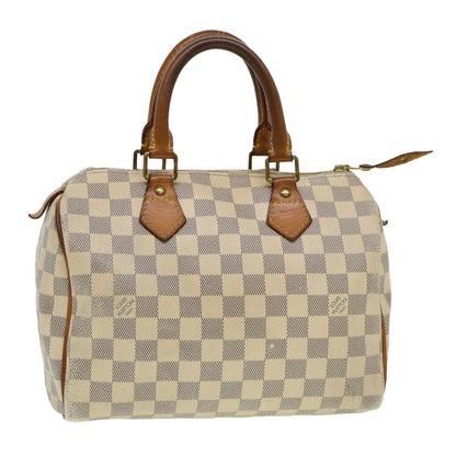 LOUIS VUITTON Damier Azur Speedy 30 Hand Bag N41533 LV Auth 38153