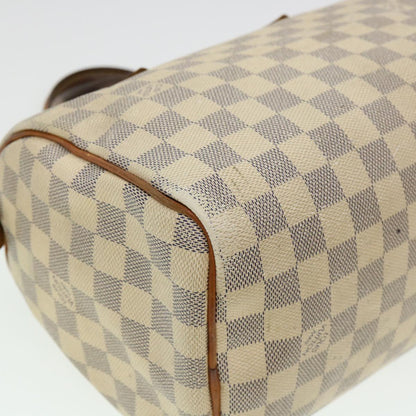 LOUIS VUITTON Damier Azur Speedy 30 Hand Bag N41533 LV Auth 38153