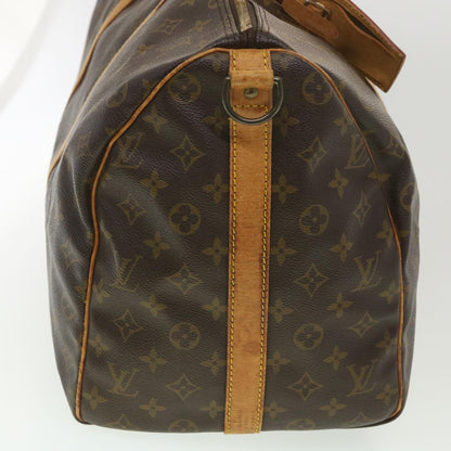 LOUIS VUITTON Monogram Keepall Bandouliere 50 Boston Bag M41416 LV Auth 38157