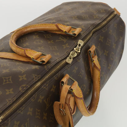 LOUIS VUITTON Monogram Keepall Bandouliere 50 Boston Bag M41416 LV Auth 38157