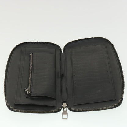 LOUIS VUITTON Damier Infini Atoll Travel Case Onyx N41380 LV Auth 38197