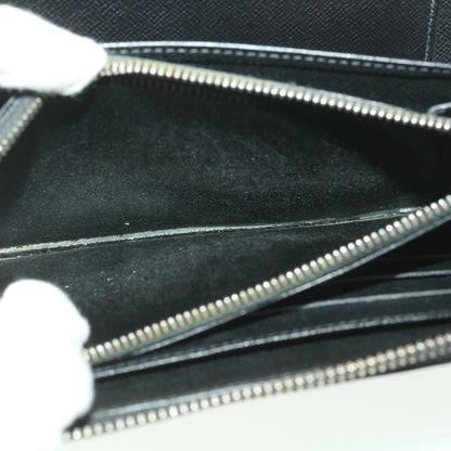 LOUIS VUITTON Damier Graphite Zippy Organizer Long Wallet N63077 LV Auth 38242