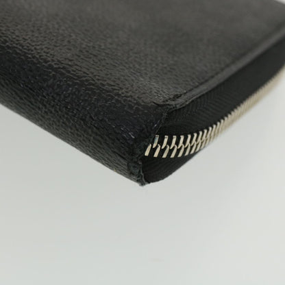 LOUIS VUITTON Damier Graphite Zippy Organizer Long Wallet N63077 LV Auth 38242