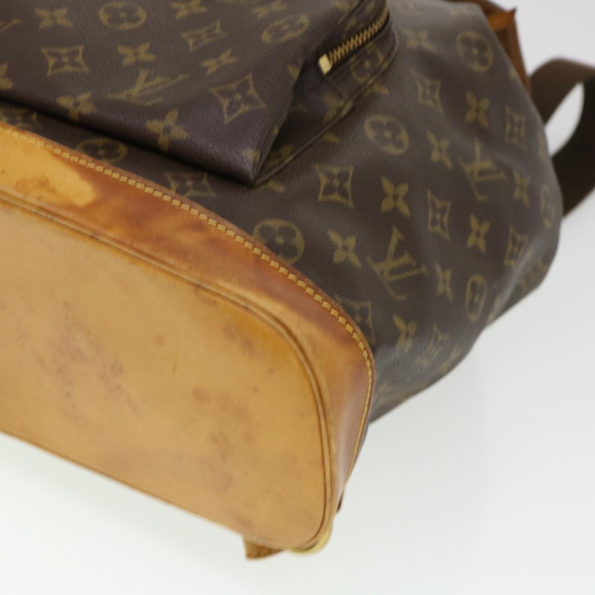 LOUIS VUITTON Monogram Montsouris GM Backpack M51135 LV Auth 38762