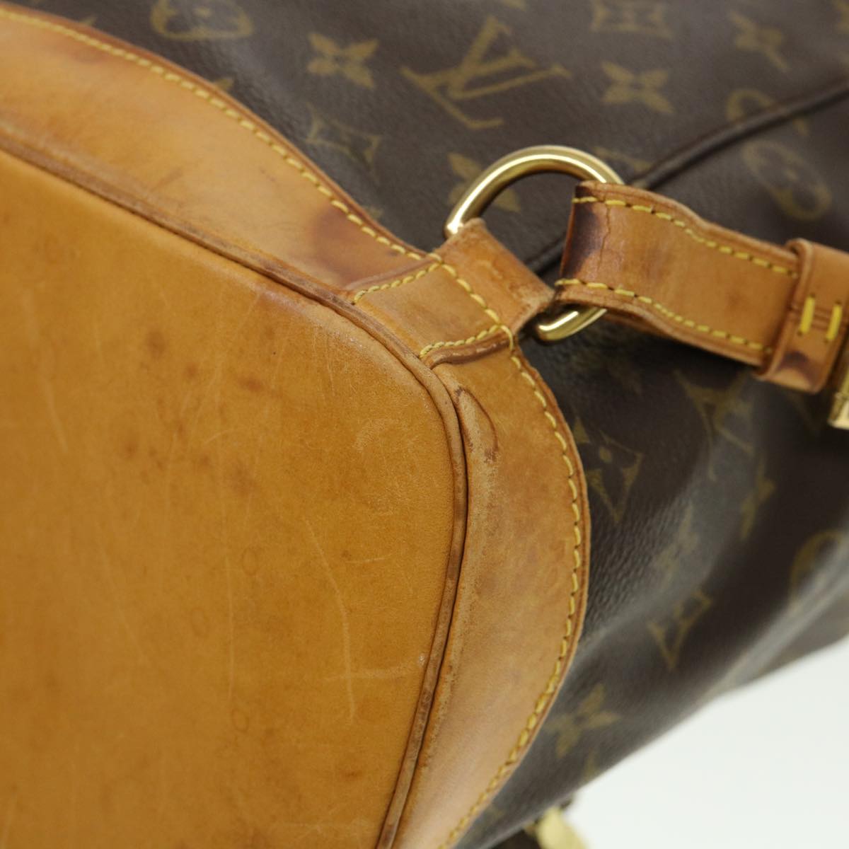 LOUIS VUITTON Monogram Montsouris GM Backpack M51135 LV Auth 38762