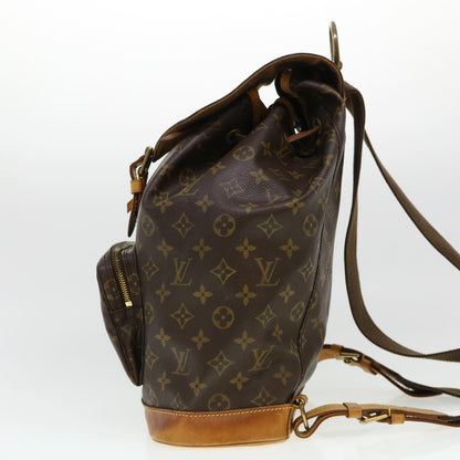 LOUIS VUITTON Monogram Montsouris GM Backpack M51135 LV Auth 38762