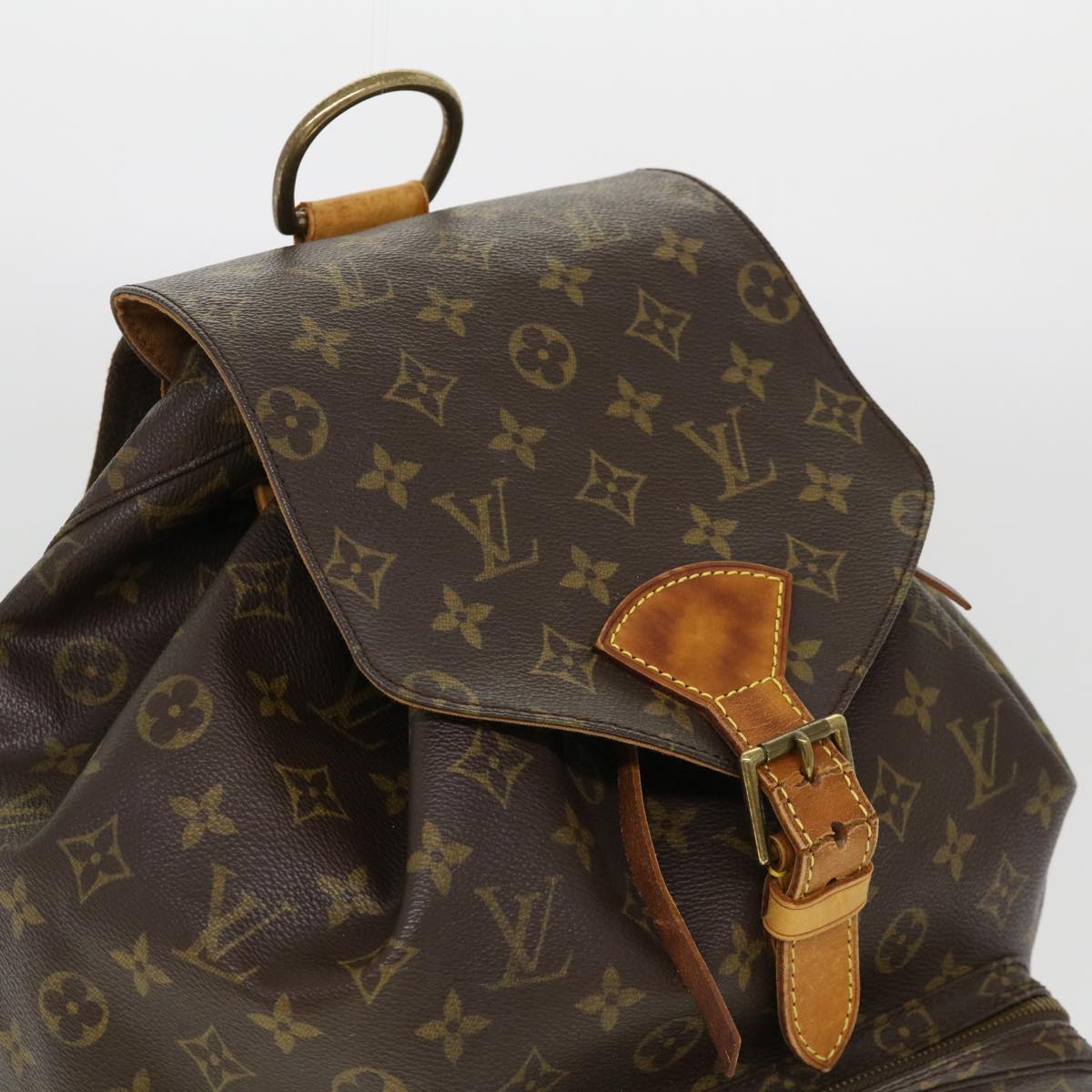 LOUIS VUITTON Monogram Montsouris GM Backpack M51135 LV Auth 38762