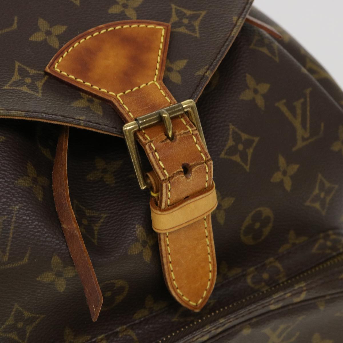 LOUIS VUITTON Monogram Montsouris GM Backpack M51135 LV Auth 38762
