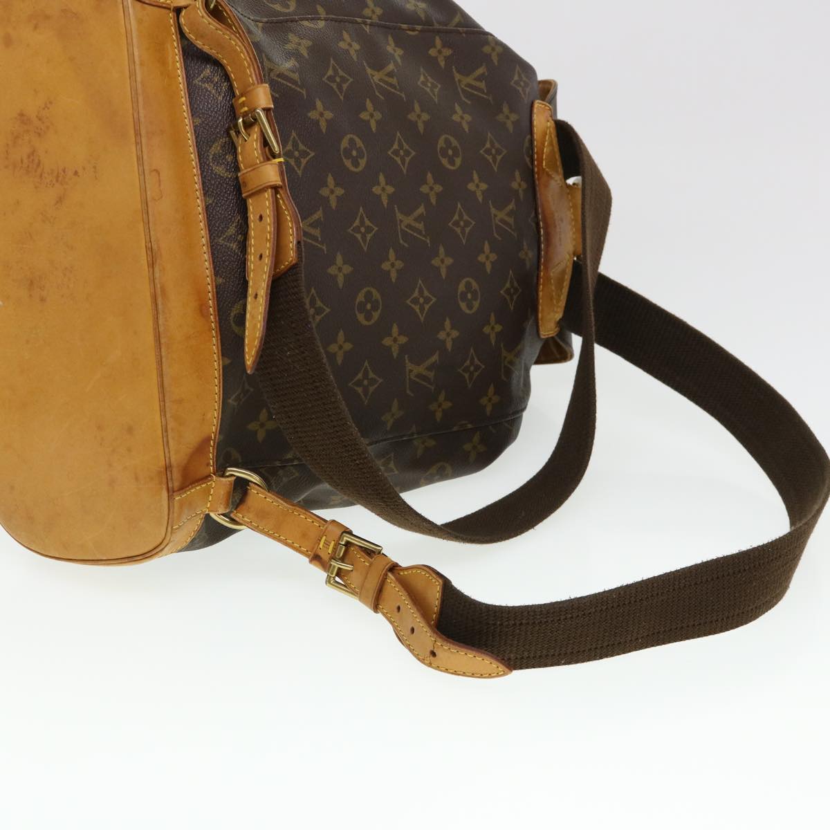 LOUIS VUITTON Monogram Montsouris GM Backpack M51135 LV Auth 38762