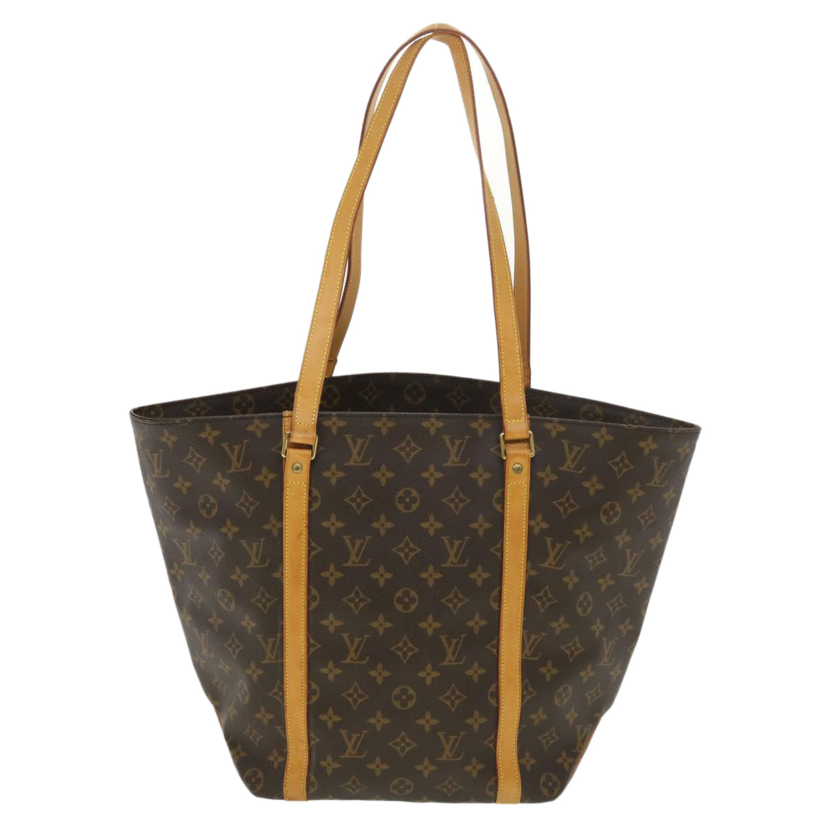 LOUIS VUITTON Monogram Sac Shopping Tote Bag M51108 LV Auth 39106
