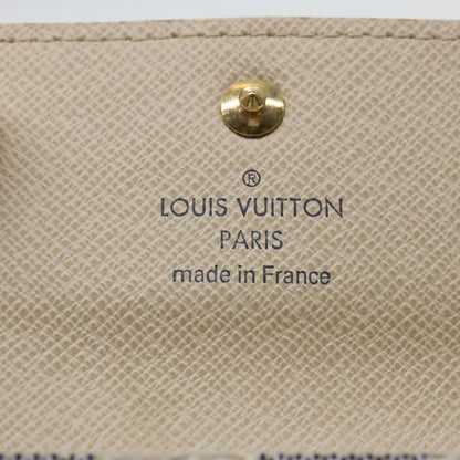 LOUIS VUITTON Damier Azur Multi Cles 4 Key Case N60020 LV Auth 39675
