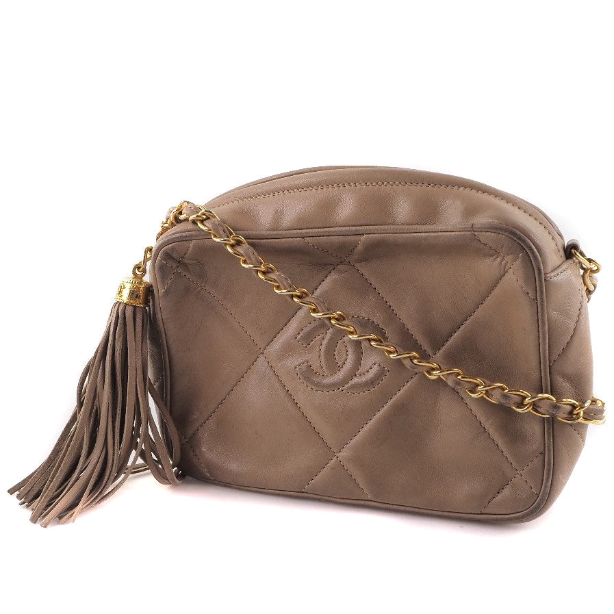 Chanel Leather Brown Shoulder Bag 5