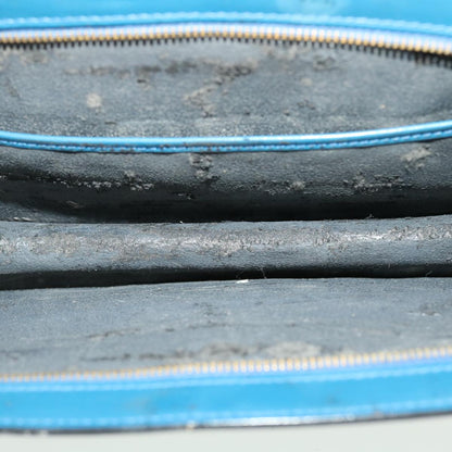 LOUIS VUITTON Epi Trousse Crete Clutch Bag Blue M48405 LV Auth 39974