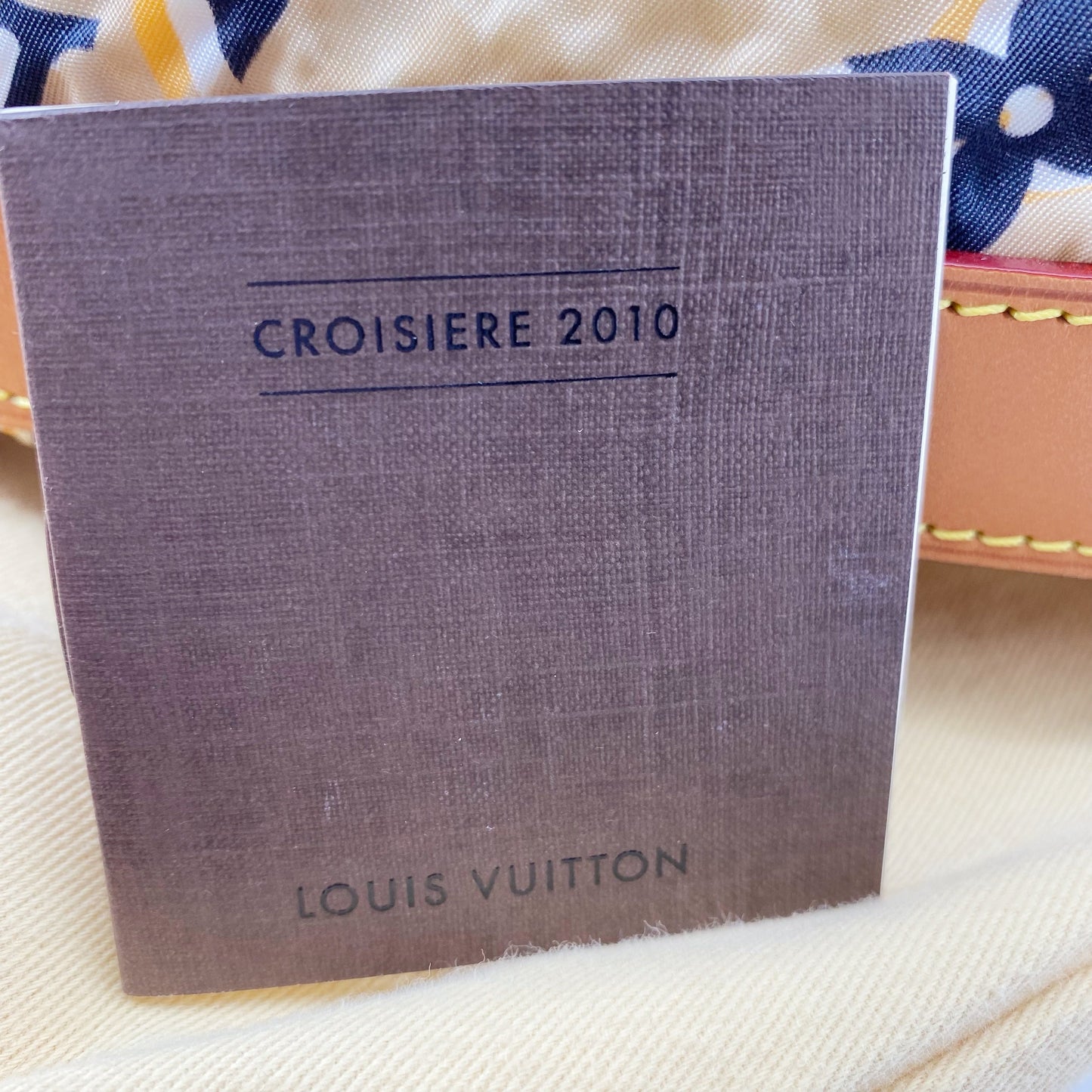 LOUIS VUITTON Limited Edition Tan Nylon Monogram Bulles PM Bag