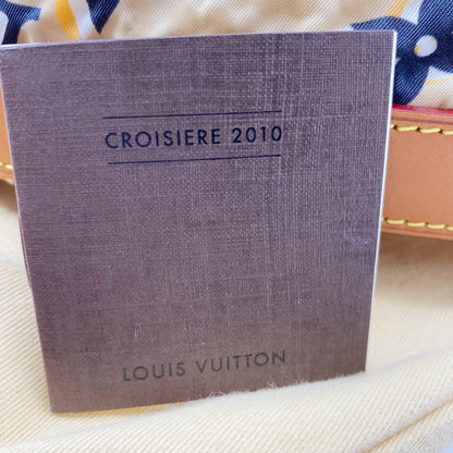 LOUIS VUITTON Limited Edition Tan Nylon Monogram Bulles PM Bag