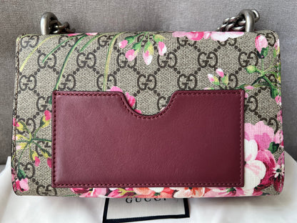 Gucci Small Padlock Blooms GG Supreme Bag