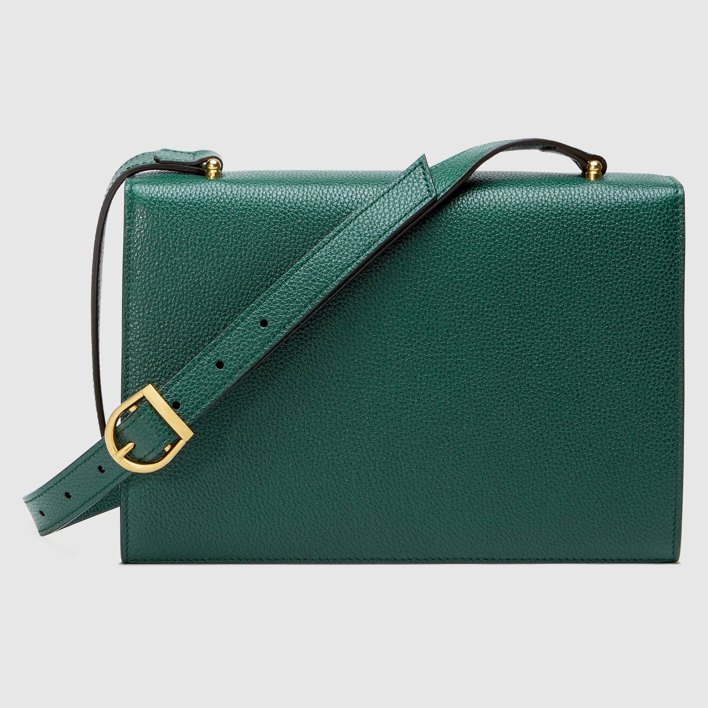 Gucci Zumi Grainy Leather Small Shoulder Bag Green