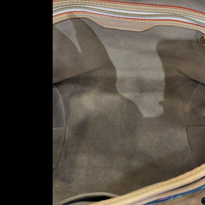 LOUIS VUITTON Annie GM Multicolor Monogram Canvas Shoulder Bag Black