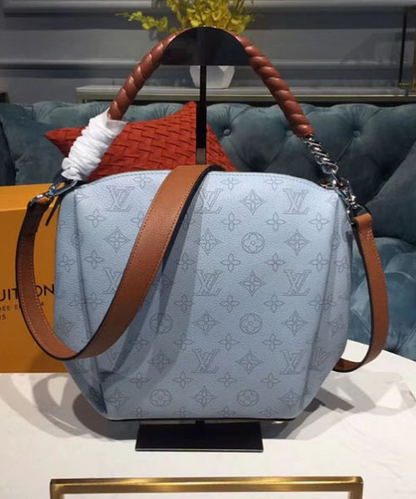 Louis Vuitton Babylone Chain BB Mahina Bleu Horizon Pumpkin