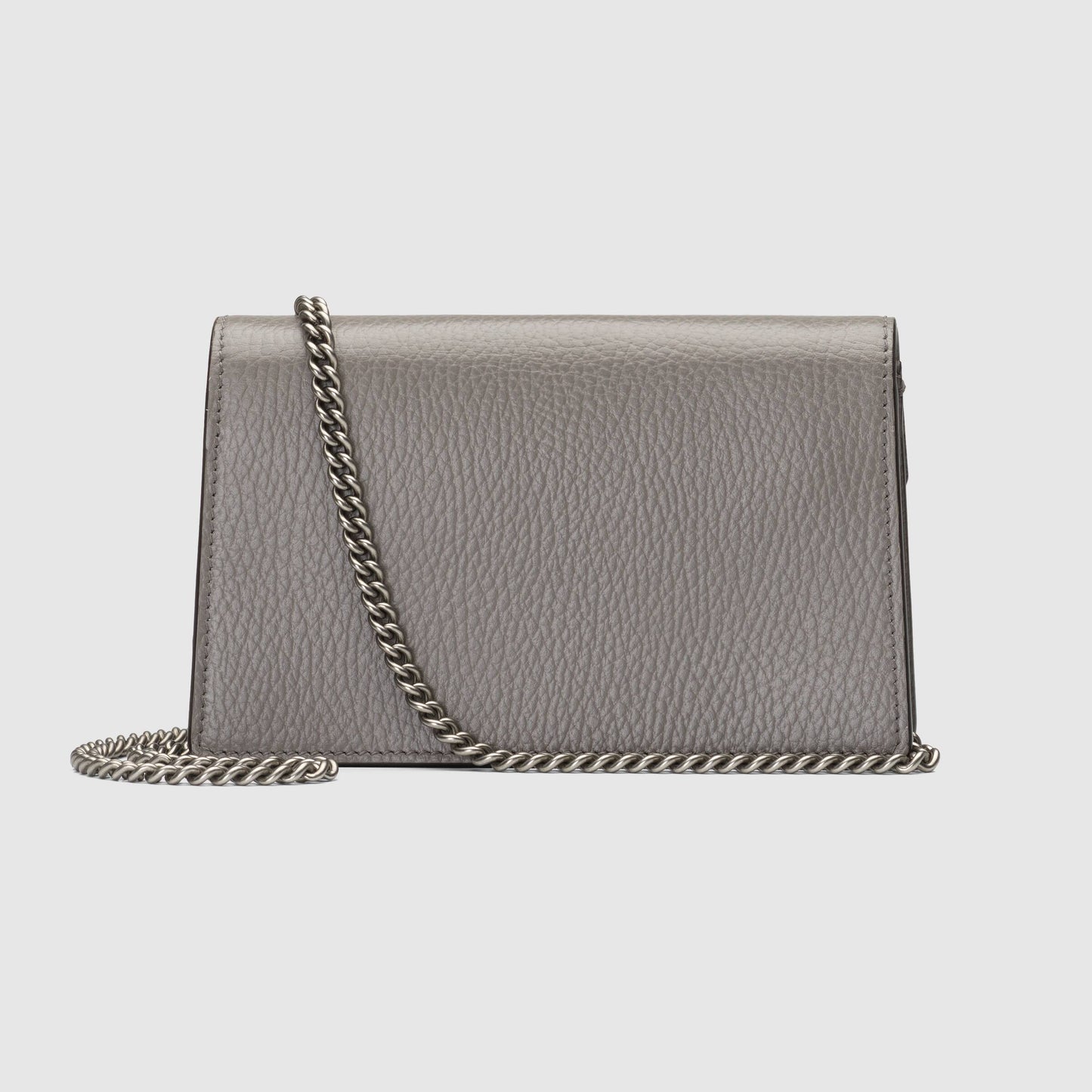 Gucci Dionysus Leather Super Mini Bag Grey