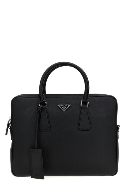 Prada Men Saffiano Handbag
