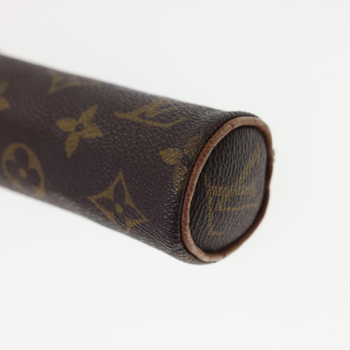 LOUIS VUITTON Monogram Etui 3 Ball de Golf Pouch M58249 LV Auth 40118