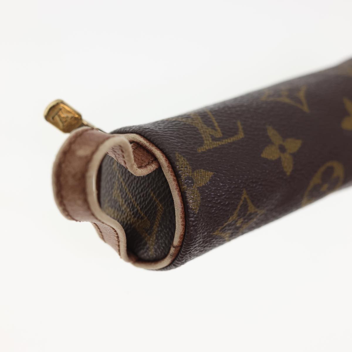 LOUIS VUITTON Monogram Etui 3 Ball de Golf Pouch M58249 LV Auth 40118