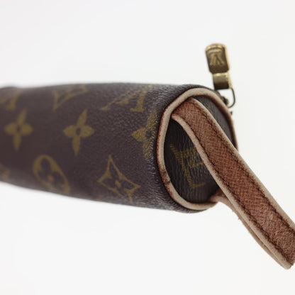 LOUIS VUITTON Monogram Etui 3 Ball de Golf Pouch M58249 LV Auth 40118