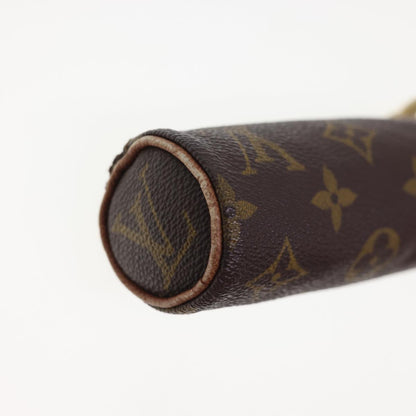 LOUIS VUITTON Monogram Etui 3 Ball de Golf Pouch M58249 LV Auth 40118