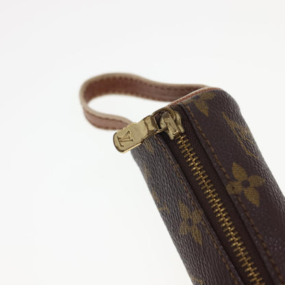 LOUIS VUITTON Monogram Etui 3 Ball de Golf Pouch M58249 LV Auth 40118