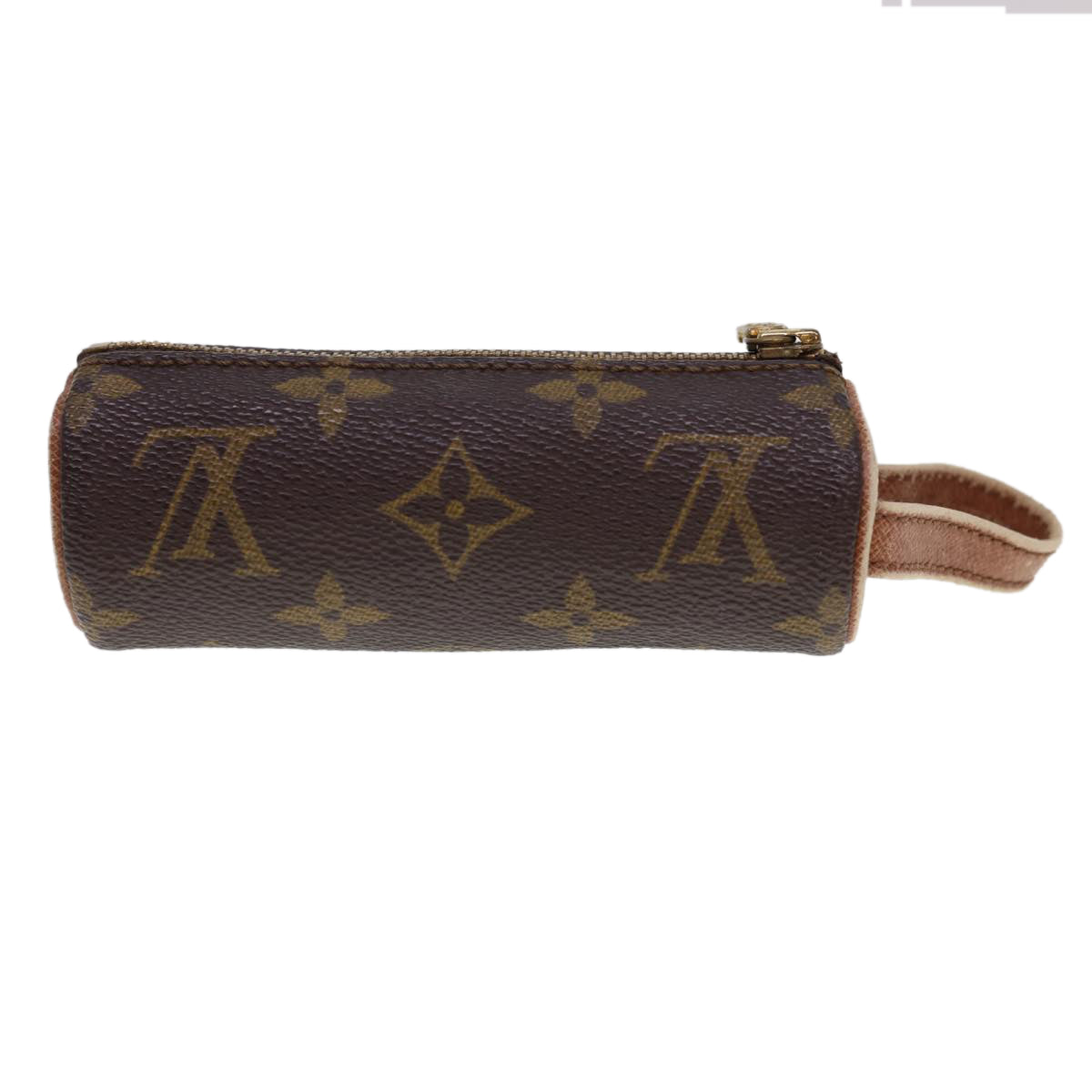 LOUIS VUITTON Monogram Etui 3 Ball de Golf Pouch M58249 LV Auth 40118