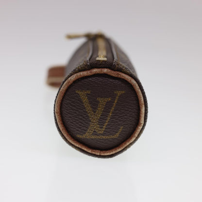 LOUIS VUITTON Monogram Etui 3 Ball de Golf Pouch M58249 LV Auth 40118