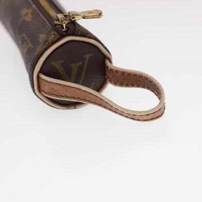 LOUIS VUITTON Monogram Etui 3 Ball de Golf Pouch M58249 LV Auth 40118