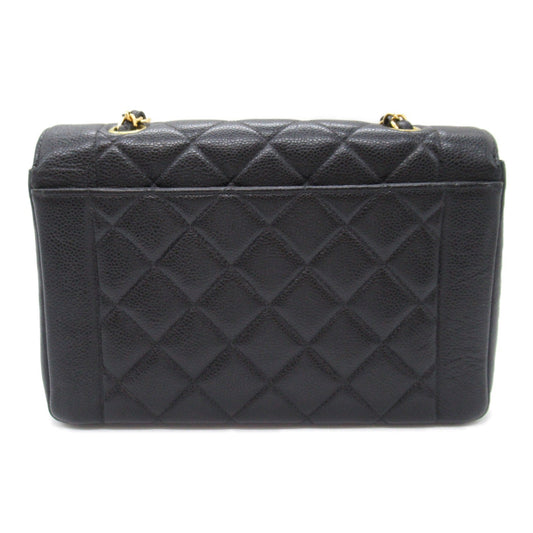 Chanel Chanel Matrasse Diana Chain Shoulder Bag Shoulder Bag Caviar S (Green )  Black