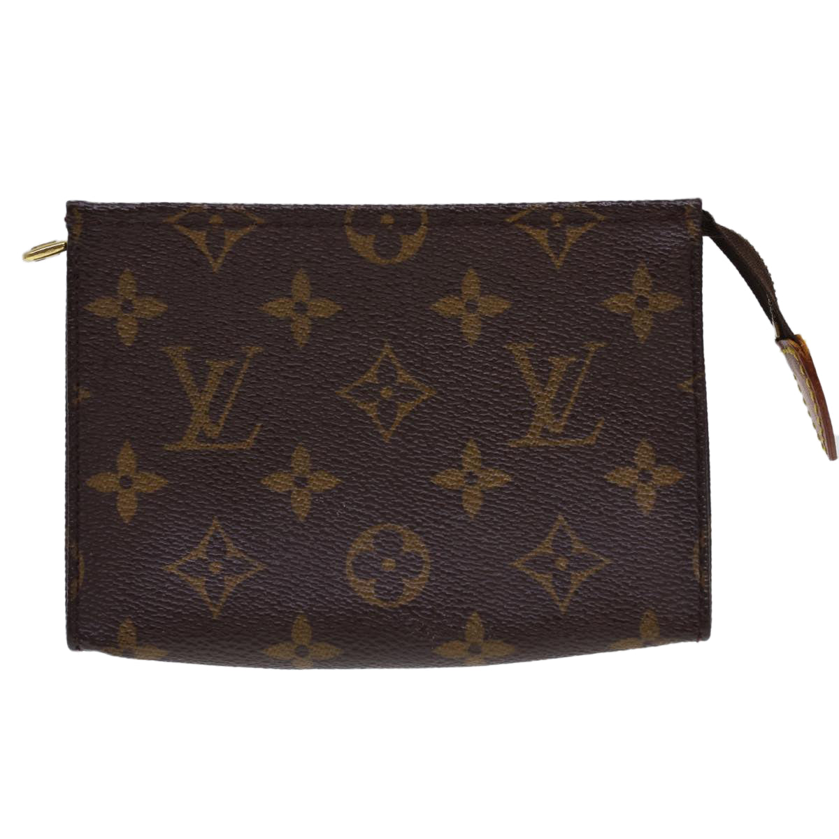 LOUIS VUITTON Monogram Poche Toilette 15 Pouch M47546 LV Auth 40511