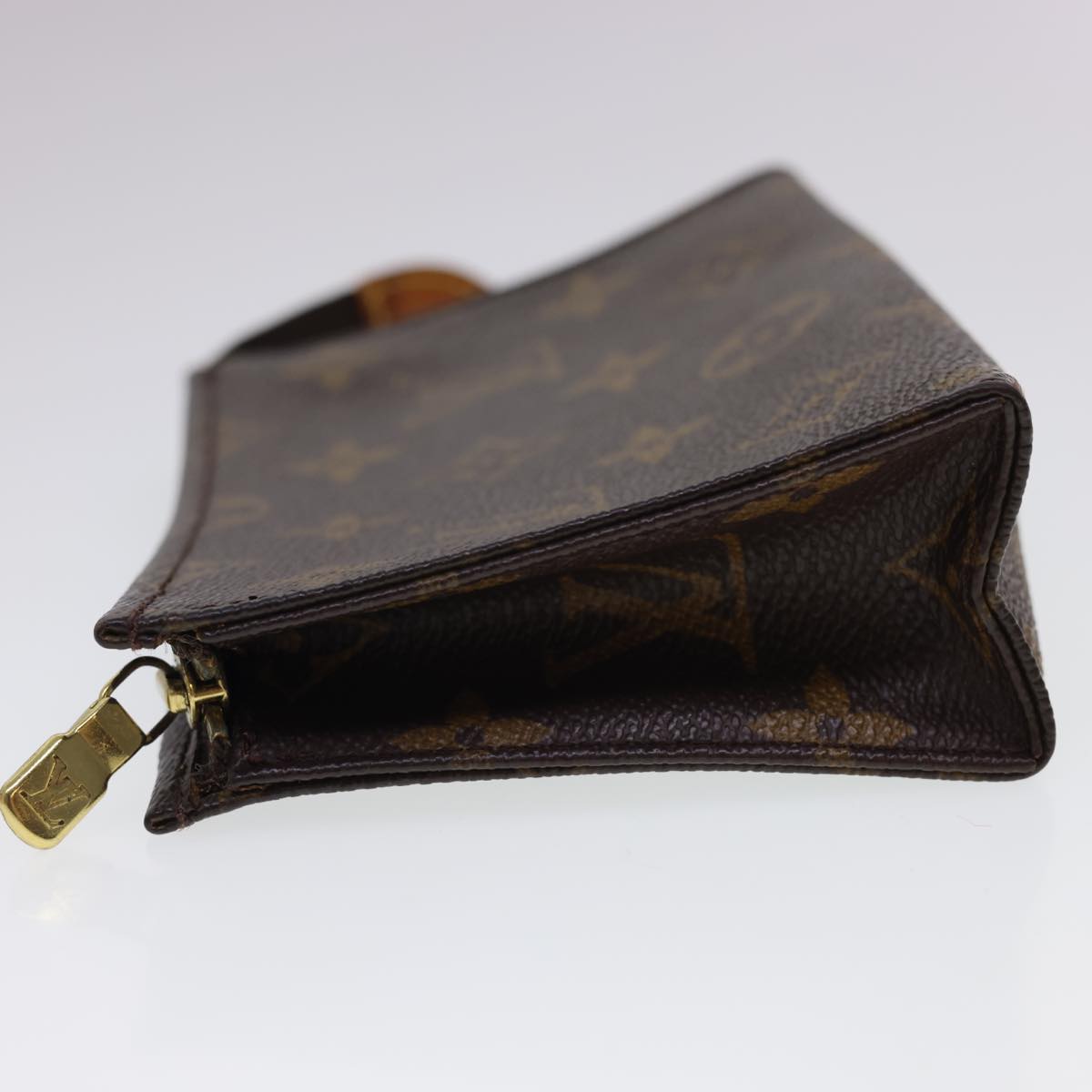 LOUIS VUITTON Monogram Poche Toilette 15 Pouch M47546 LV Auth 40511