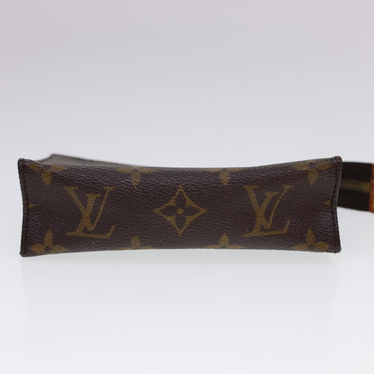 LOUIS VUITTON Monogram Poche Toilette 15 Pouch M47546 LV Auth 40511