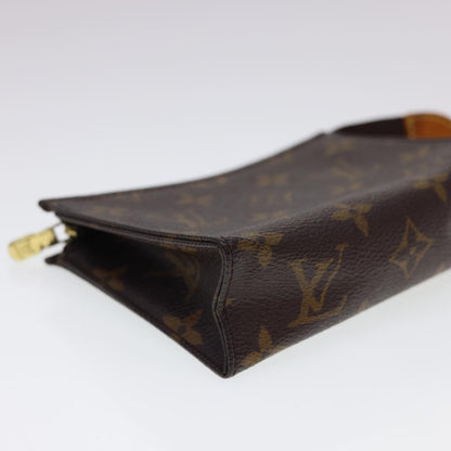 LOUIS VUITTON Monogram Poche Toilette 15 Pouch M47546 LV Auth 40511
