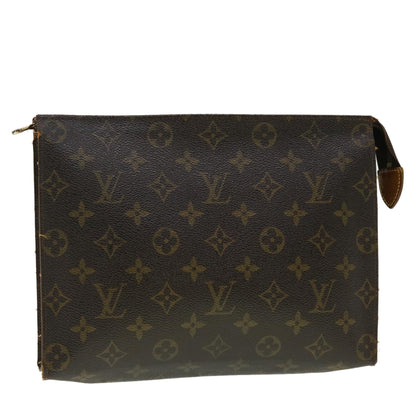 LOUIS VUITTON Monogram Poche Toilette 26 Pouch M47542 LV Auth 40575